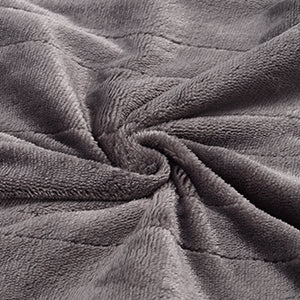 Heating Blanket Throw – Gray Color, Dual-Sided Flannel, Adjustable Heat for Everyday Comfort