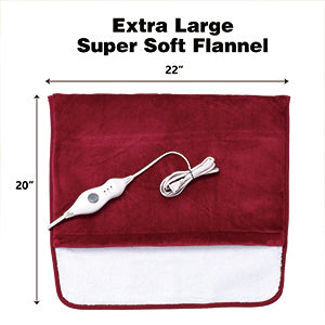 Red Flannel Foot Warmer – Bold Warmth for Your Feet