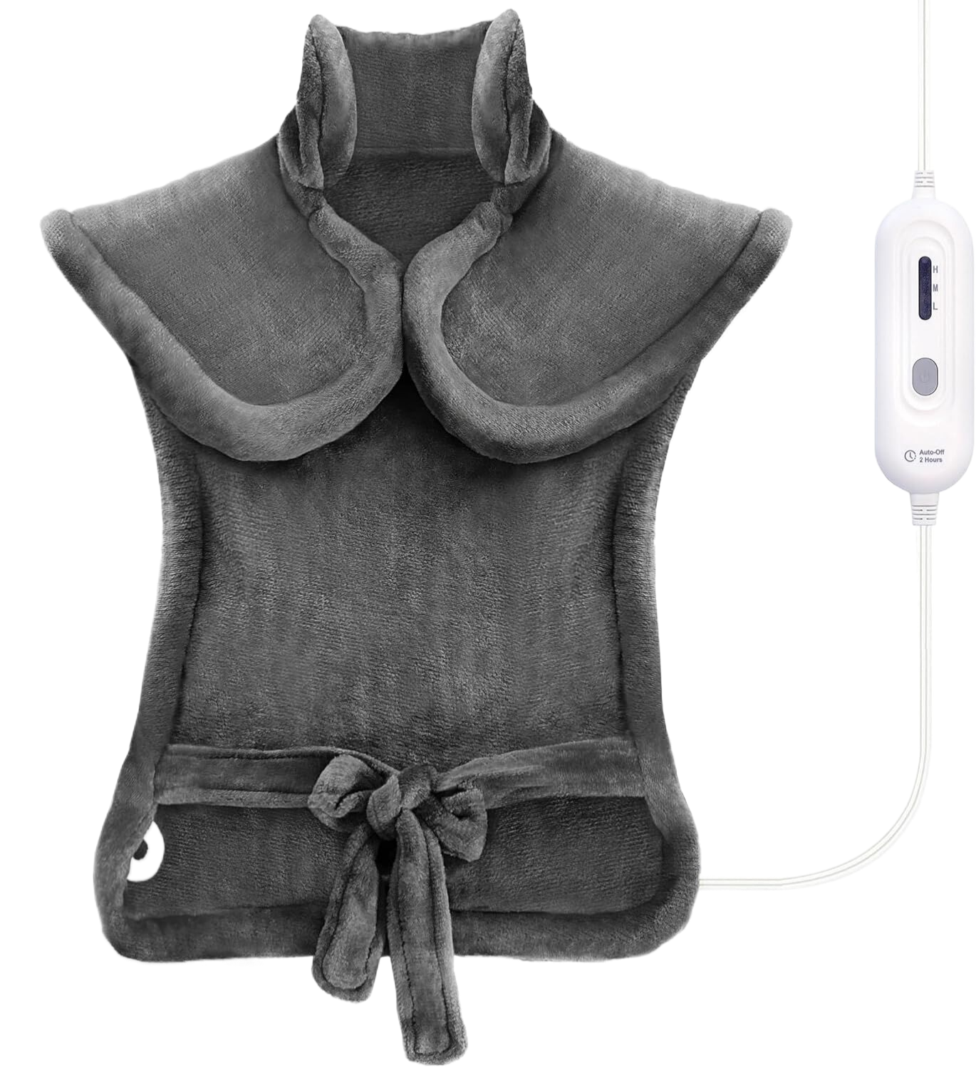 Tefici Heating Pad for Back Pain,Mothers Day Gifts for Women Men Mom Her，FSA Eligible HSA Approved,24'' x33''Fast Heating,Electric Heat Pad, 2H Auto-Off,Neck and Shoulder Heat Pad,ETL Certified,Gray