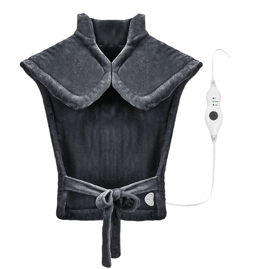 Back & Shoulder Heating Pad - Muscle Pain Relief, Stress Relief, and Improved Circulation