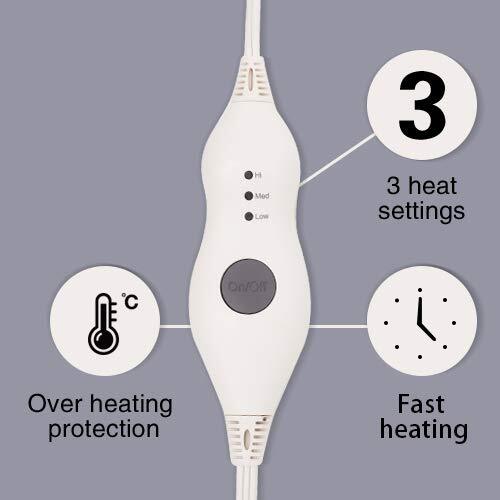 Flannel Foot Warmer - Adjustable Heat & Instant Comfort | Gray