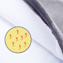 Flannel Foot Warmer - Adjustable Heat & Instant Comfort | Gray