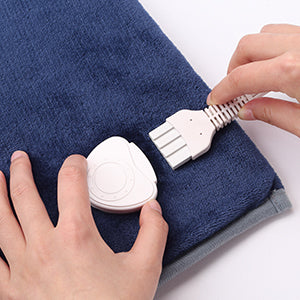 Blue Flannel Foot Warmer – Cozy Warmth for Your Feet