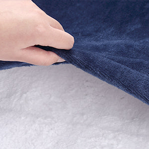 Blue Flannel Foot Warmer – Cozy Warmth for Your Feet