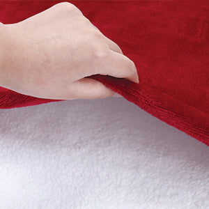 Red Flannel Foot Warmer – Bold Warmth for Your Feet