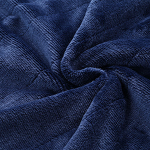 Heating Blanket Throw – Blue Color, Dual-Sided Flannel, Adjustable Heat for Ultimate Comfort